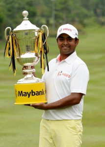 Anirban Lahiri vandt Maybank Malaysian Open 2015