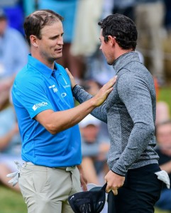 Zach Johnson og Rory McIlroy