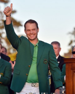 Danny Willett efter sejren i Masters 2016