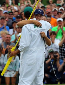 Jordan Spieth efter sejren i Masters 2015