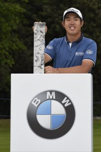 Byeong Hun An efter sejren i BMW PGA Championship 2015
