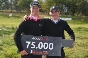 Alexander Wennstam (tv.) og Oliver Gillberg (th.) ved Race to Himmerland