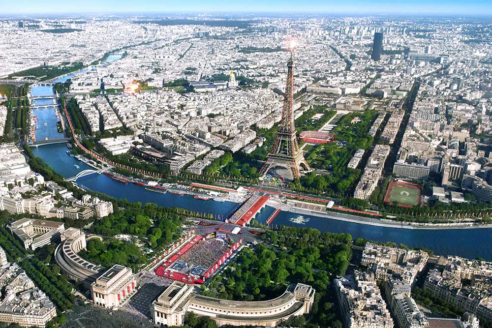 Den olympiske er overdraget til Frankrig forud for Paris 2024 - 19hul.dk - golf